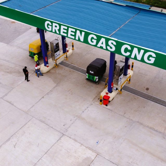Green Gas CNG team at the Mbezi filling station, Dar es Salaam